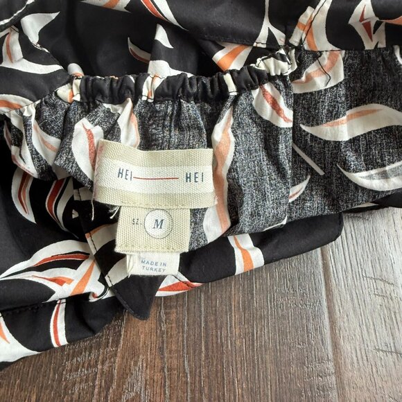 Anthropologie Hei Hei Women's Palma Printed Cutout Sleeveles Romper Shorts Sz M - Picture 9 of 12